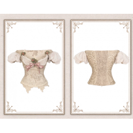 Cupid's Poetry Box Puff Sleeve Top by Blood Supply (BSY161PT)